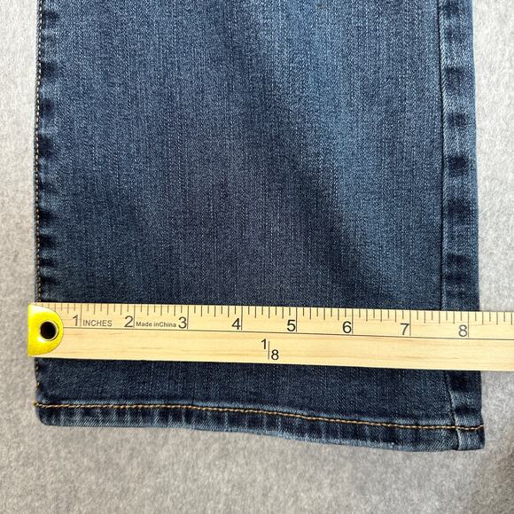 American Eagle Outfitters Jeans WMNS 4 Dark Wash Super Stretch Bootcut Pants - Picture 9 of 10